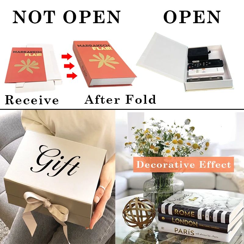 Van Gogh Monet Decorative Book Storage Box Coffee Table Art Decor 5