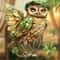 Colorful Owl Hanging Light Decorative Pendant Animal Home Decor 12