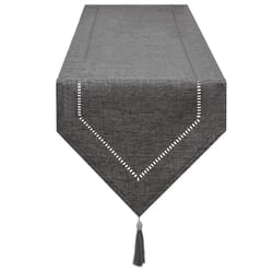 modern linen table runner solid color dining table decor