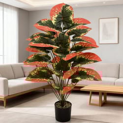 color block artificial tropical plant decorative indoor outdoor accent