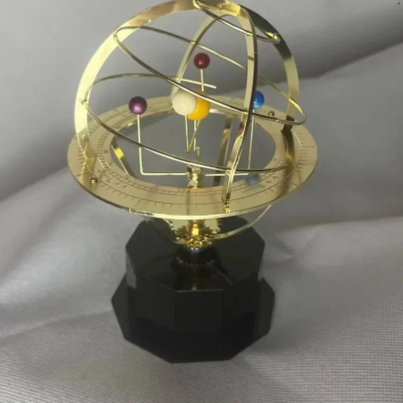 Mechanical Solar System Orrery Model Metal Astronomy Desk Decor 5