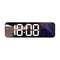 Large LED Digital Wall Clock With Temperature Humidity Display USB Powered Alarm Clock 6