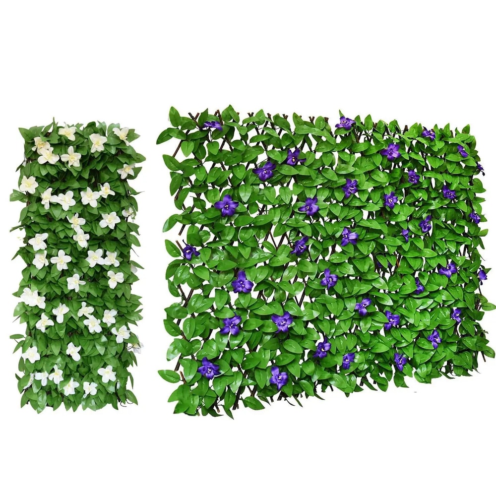 Expandable Artificial Ivy Privacy Fence Balcony Garden Decorative Screen 0