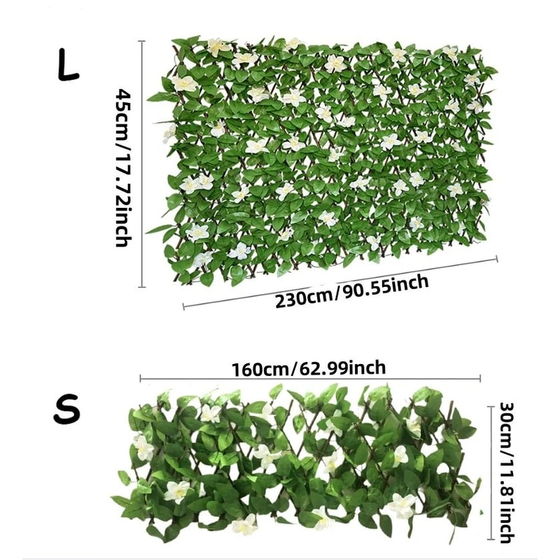 Expandable Artificial Ivy Privacy Fence Balcony Garden Decorative Screen 5