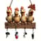 Wooden Chicken Key Holder Wall Mounted Decorative Key Rack 5