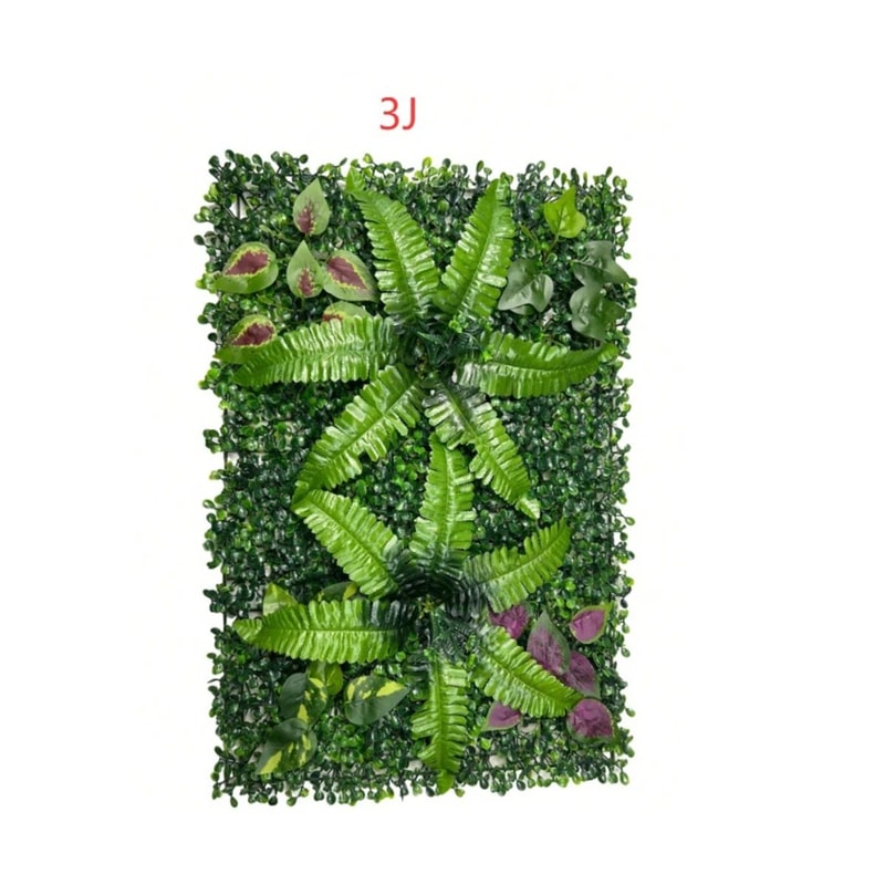 Artificial Grass Wall Panel Floral Privacy Hedge Greenery Decor 11