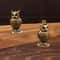 Handmade Brass Owl Figurine Boho Desk Decor Small Luxury Ornament 3