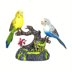 acrylic bird figurine colorful desktop decor modern animal ornament