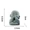 Zen Monk Statue Set Meditation Decor Mini Buddha Figurines 7