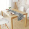 Elegant Floral Linen Table Runner Farmhouse Table Decor 2