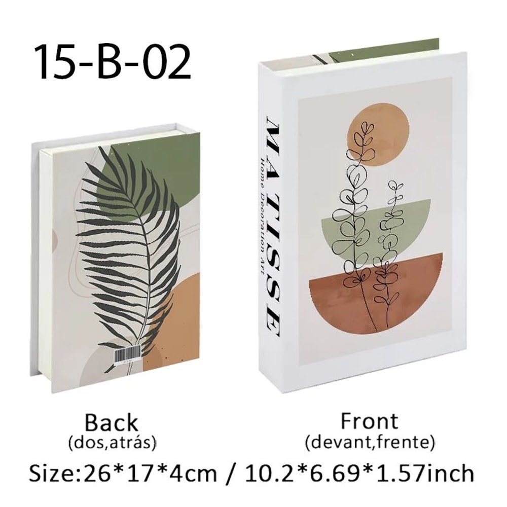 Luxury Decorative Book Storage Box Hidden Storage Home Decor 8