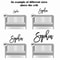 Personalized Wooden Name Sign Custom Nursery Wall Decor Baby Room 4