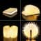 LED Book Lamp Foldable Wooden Night Light RGB Desk Decor 3