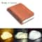 LED Book Lamp Foldable Wooden Night Light RGB Desk Decor 6