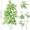 Lifelike Artificial Bamboo Plant Tall Indoor Faux Bamboo Leaves Decor 19