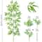 Lifelike Artificial Bamboo Plant Tall Indoor Faux Bamboo Leaves Decor 22