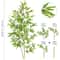 Lifelike Artificial Bamboo Plant Tall Indoor Faux Bamboo Leaves Decor 25