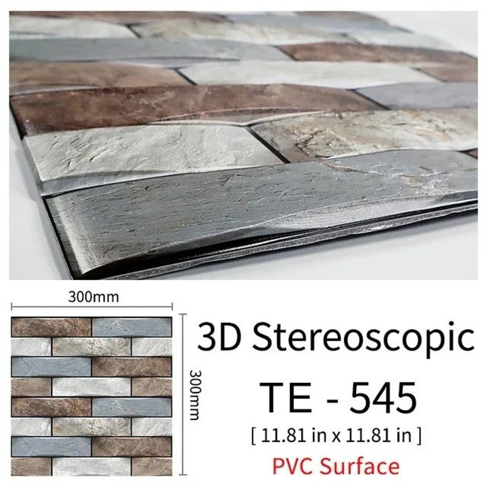 Self Adhesive Brick Wall Stickers Waterproof 3D Peel And Stick Wallpaper Panels 27