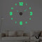 3D DIY Wall Clock Luminous Frameless Modern Wall Clock Decor 1