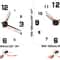 3D DIY Wall Clock Luminous Frameless Modern Wall Clock Decor 3