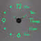 3D DIY Wall Clock Luminous Frameless Modern Wall Clock Decor 20