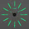 3D DIY Wall Clock Luminous Frameless Modern Wall Clock Decor 28