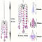 Crystal Suncatcher Chandelier Wind Chimes Rainbow Prism Window Hanging Decor 4