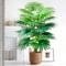 Artificial Palm Tree Large Tropical Faux Plant Leaves Decor For Home And Garden 4