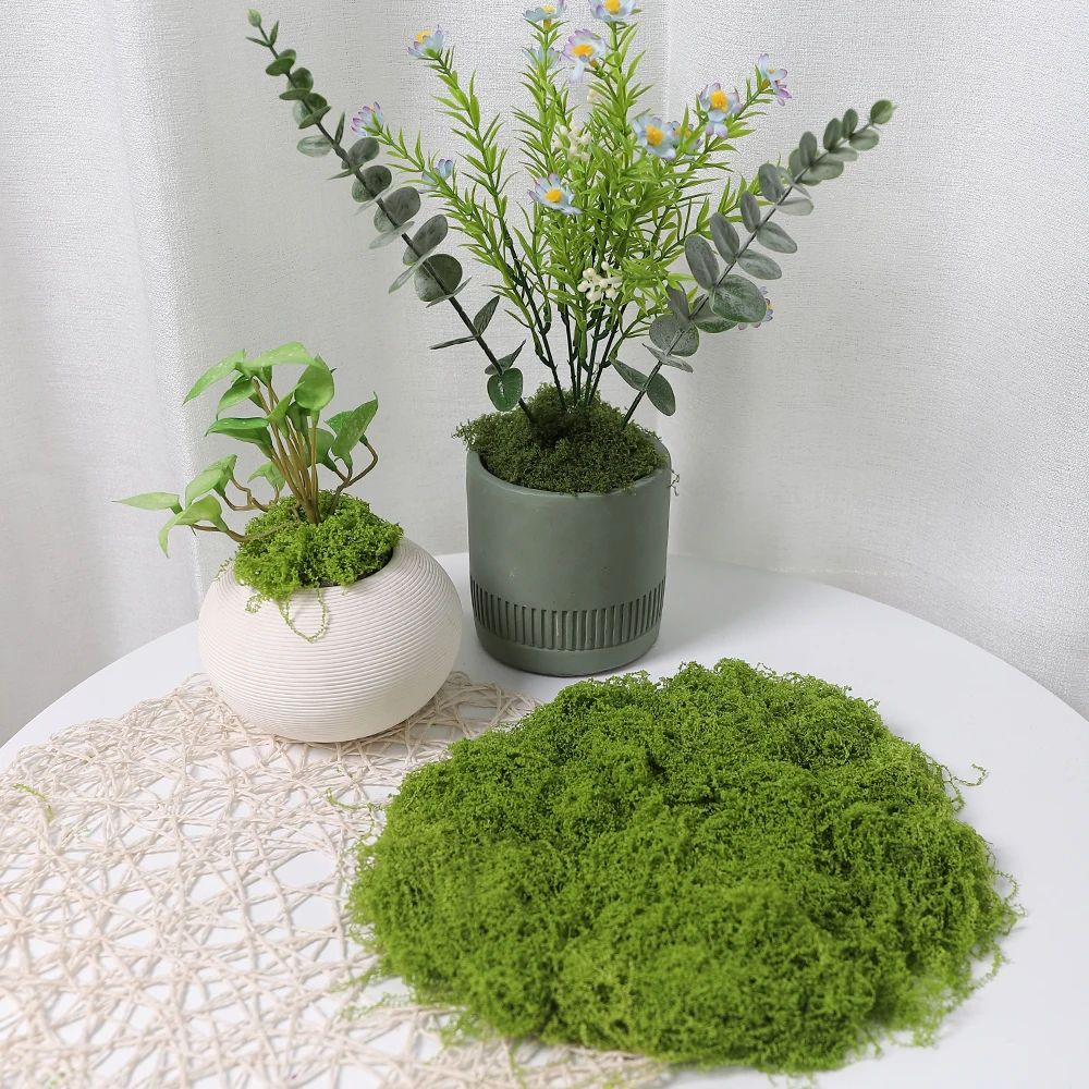 Artificial Moss Decor Green Faux Moss For DIY Crafts And Home Decoration 9