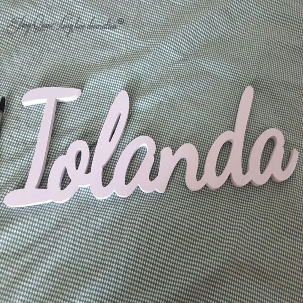 Custom Wooden Name Sign Personalized Wood Word Decor For Home And Gifts 2