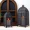 Metal Candle Lantern Set Decorative Hanging Candle Holder For Indoor Outdoor Decor 3