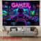 Neon Gamer Tapestry Wall Decor Gaming Room Background For Bedroom And Setup 3
