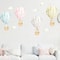 Watercolor Hot Air Balloon Wall Stickers Kids Nursery Wall Decals For Bedroom Decor 2