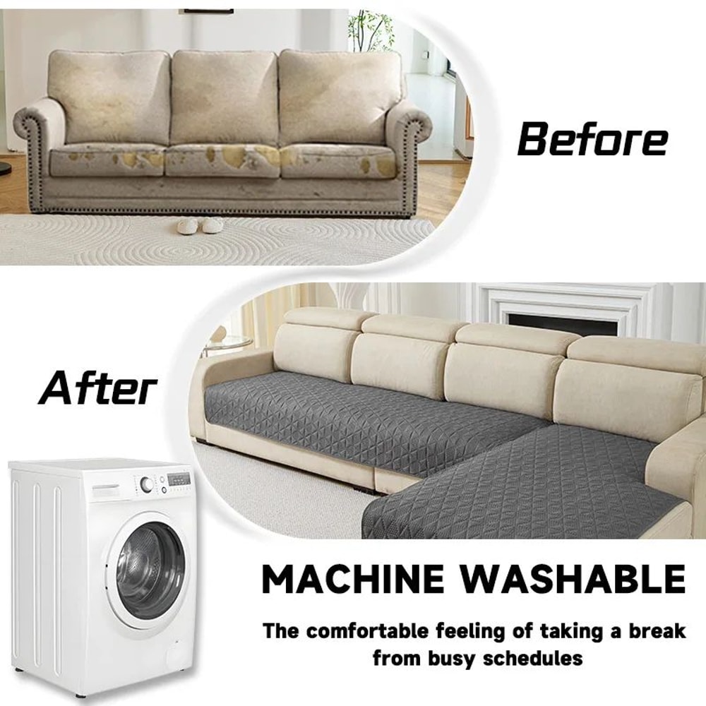 Waterproof Pet Couch Cover Quilted Sofa Protector For Dogs And Cats 2