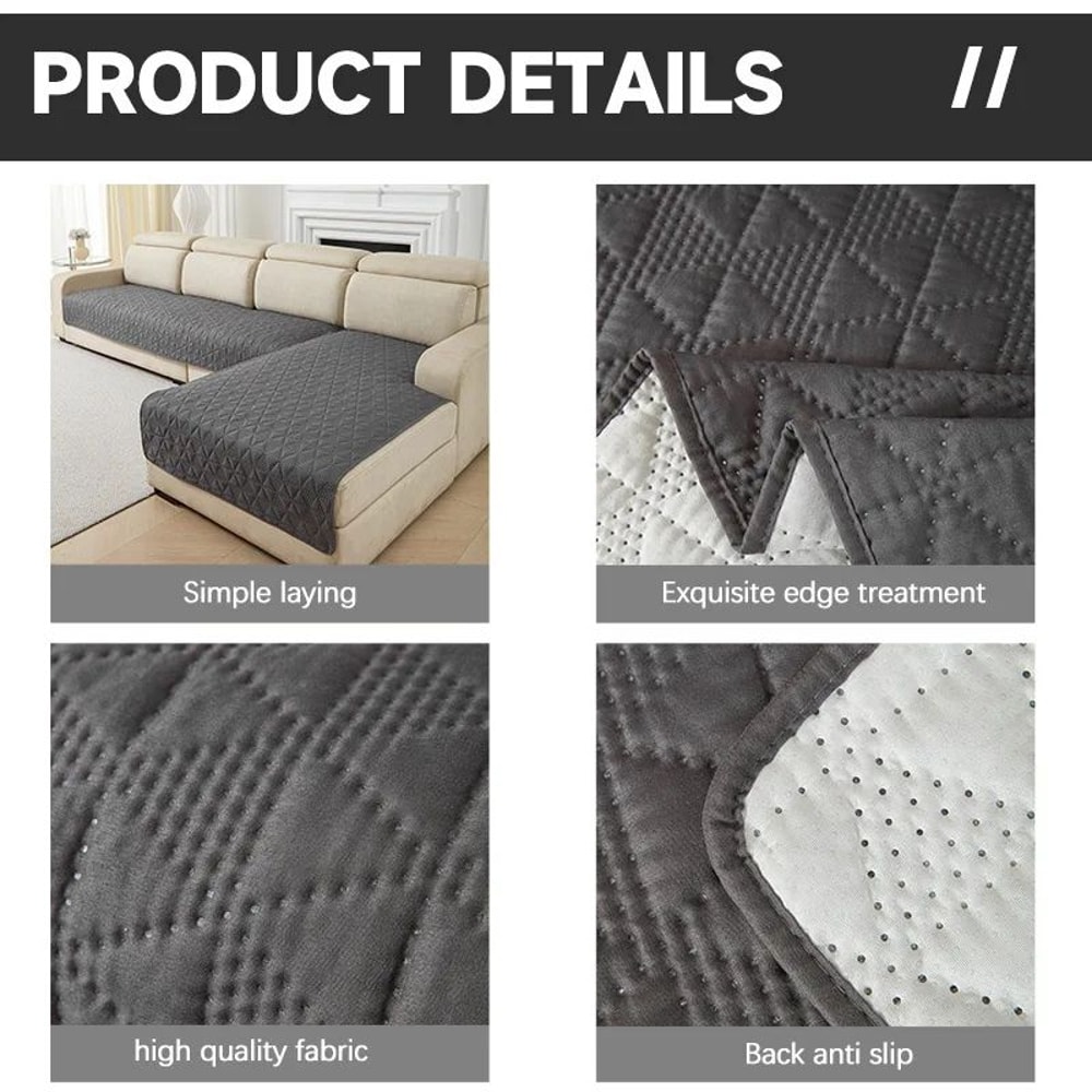 Waterproof Pet Couch Cover Quilted Sofa Protector For Dogs And Cats 3