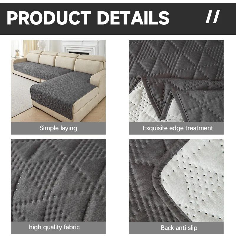Waterproof Pet Couch Cover Quilted Sofa Protector For Dogs And Cats 3