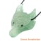 Hand Carved Wolf Head Crystal Pendant Natural Stone Animal Necklace Charm 7