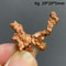 Natural Native Copper Crystal Cluster Quartz Mineral Specimen Decor 12
