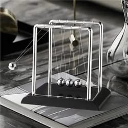 newton cradle desk toy steel balance balls physics decor for office