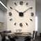 Large 3D Wall Clock Luminous DIY Modern Silent Wall Decor 2