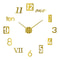 Large 3D Wall Clock Luminous DIY Modern Silent Wall Decor 11