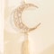 Wooden Ramadan Hanging Decor Moon Tassel Eid Mubarak Ornament Set 2