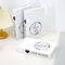 Modern Decorative Fake Books Set Minimalist White Book Decor For Home Styling 1