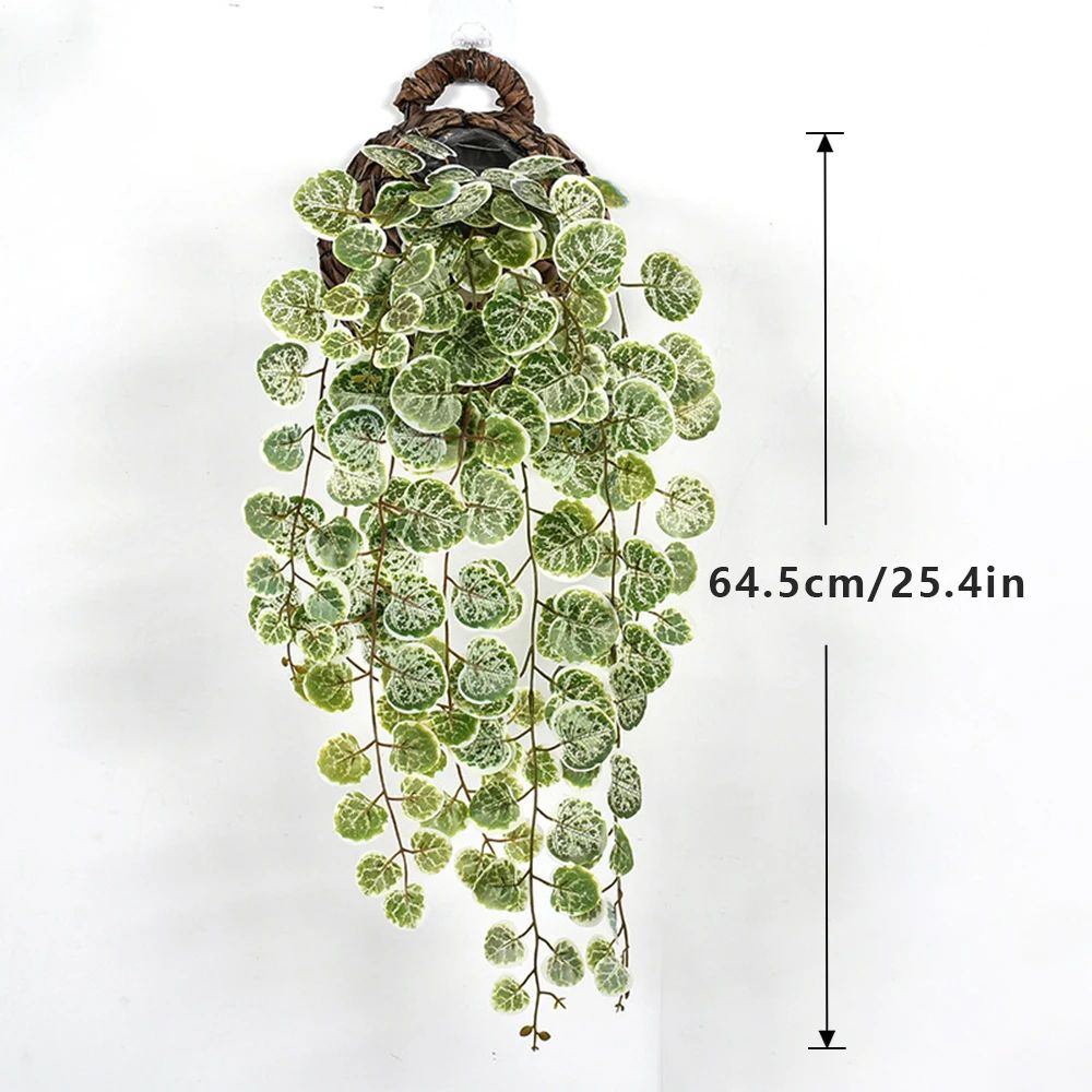 Artificial Eucalyptus Hanging Vines Green Leaf Wall Decor For Home And Events 13