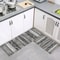Wood Grain Non Slip Floor Mat Waterproof Kitchen Bathroom Rug 13