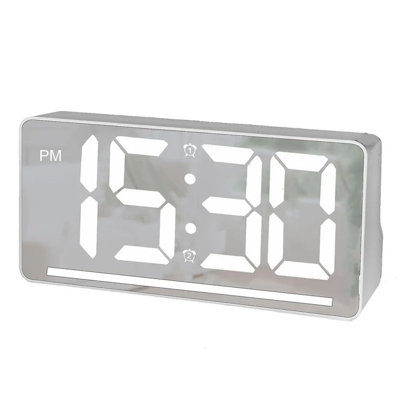 Large Display Digital Alarm Clock With Temperature And Night Light 7