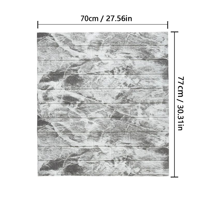 3D Brick Wall Sticker Self Adhesive Waterproof Decorative Wall Panel 9