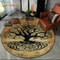 Viking Tree Of Life Round Area Rug Non Slip Decorative Floor Mat 18