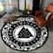 Viking Tree Of Life Round Area Rug Non Slip Decorative Floor Mat 23