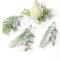 Artificial Green Leaf Decor Set For DIY Crafts Wedding And Home Styling 9